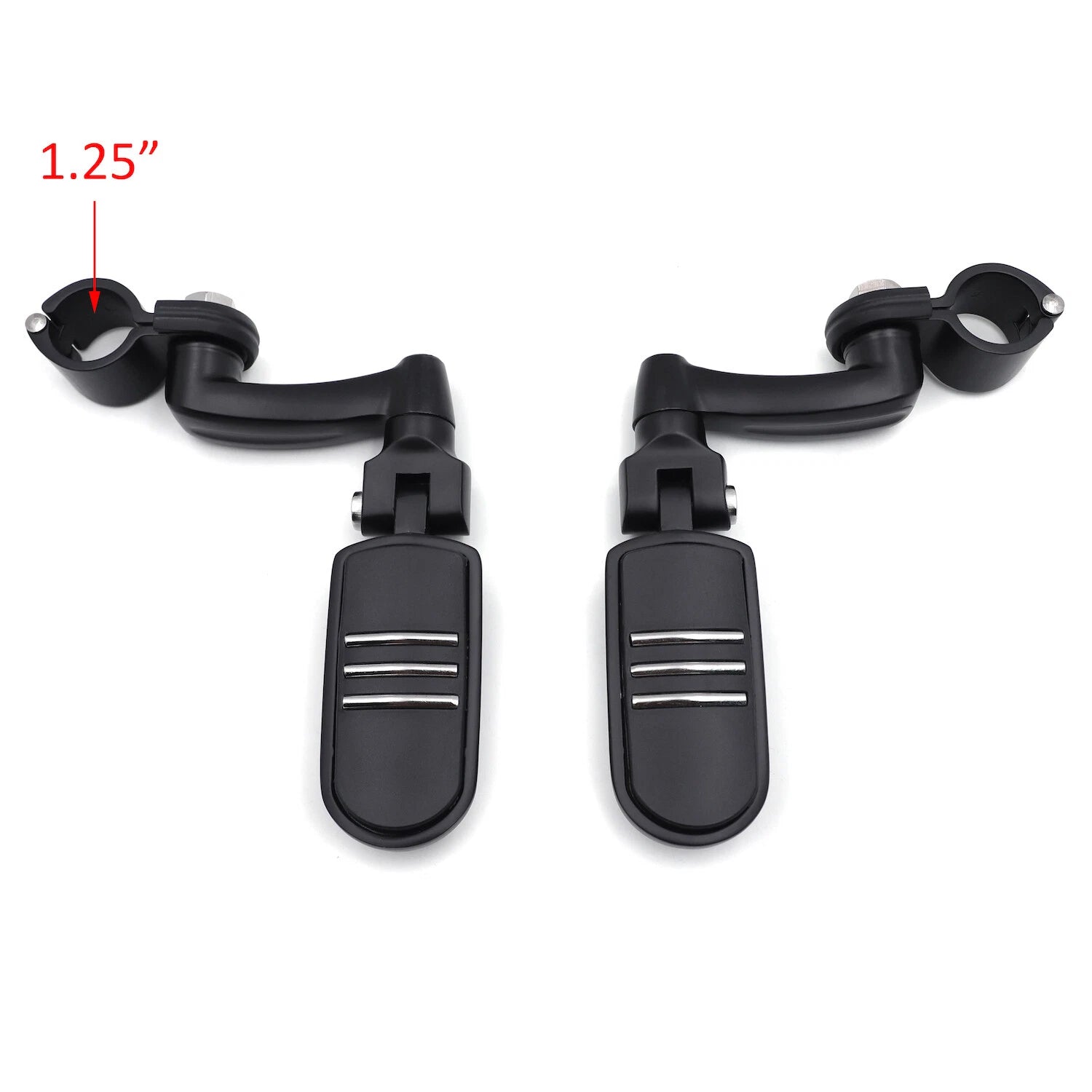 Streamliner Footpegs for Harley (1.25" Highway Engine Guard)