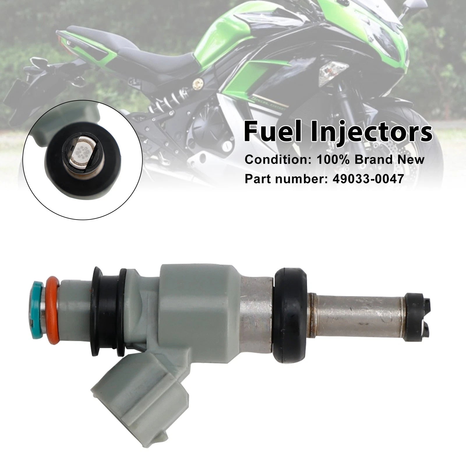 Fuel Injectors 49033-0047 for Kawasaki Ninja 400 (2018–2024)