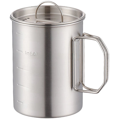 304 SS Travel Mug 500ml with Secure Lid and Internal Scale