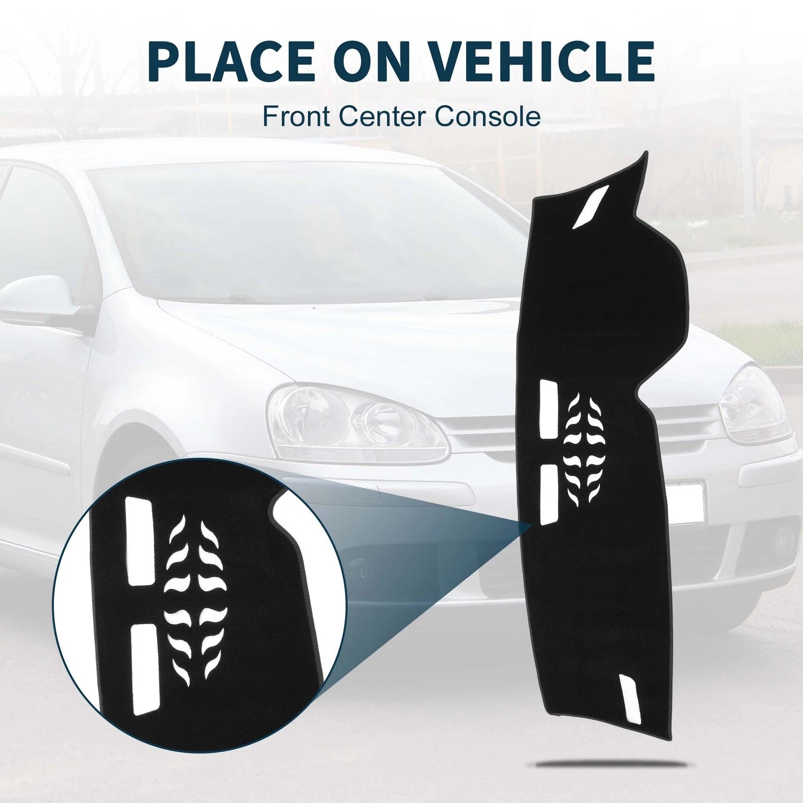 Dashboard Dash Cover Mat Sun Protector Pad for Volkswagen Golf 8 (2021–2024)