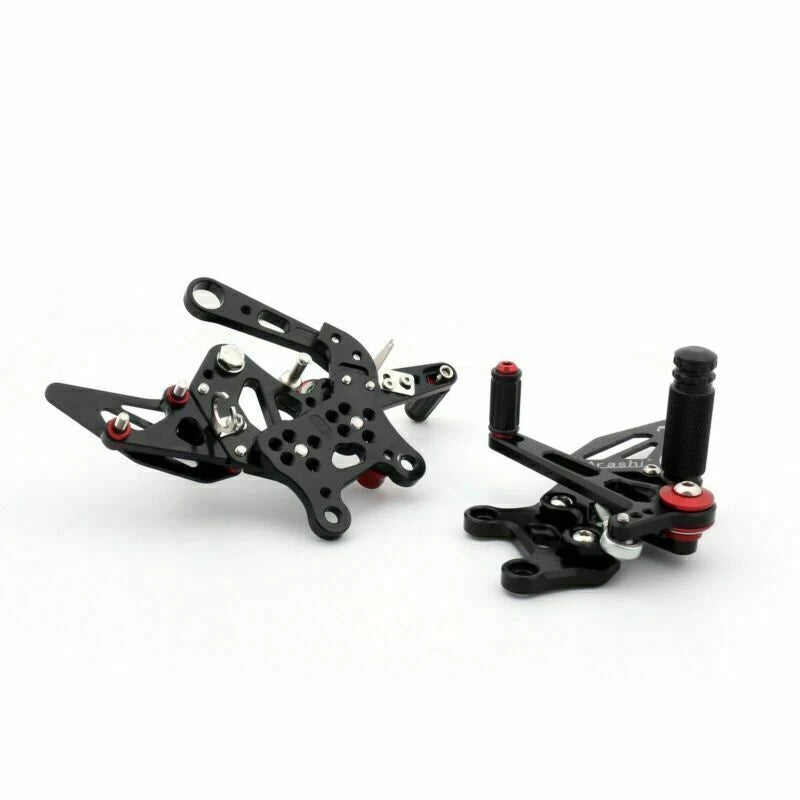 Aluminum Rearsets Footpegs Pedals for Aprilia RSV4 1000 (2009–2012) Black T9