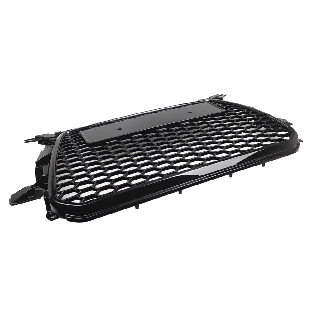 Front Bumper Honeycomb Grille for Audi Q5 (2013–2017) - Gloss Black