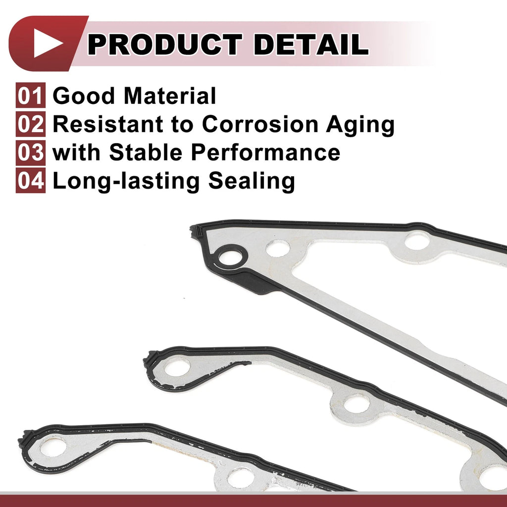 Engine Timing Cover Gasket Set for BMW 545i (2005–2006)