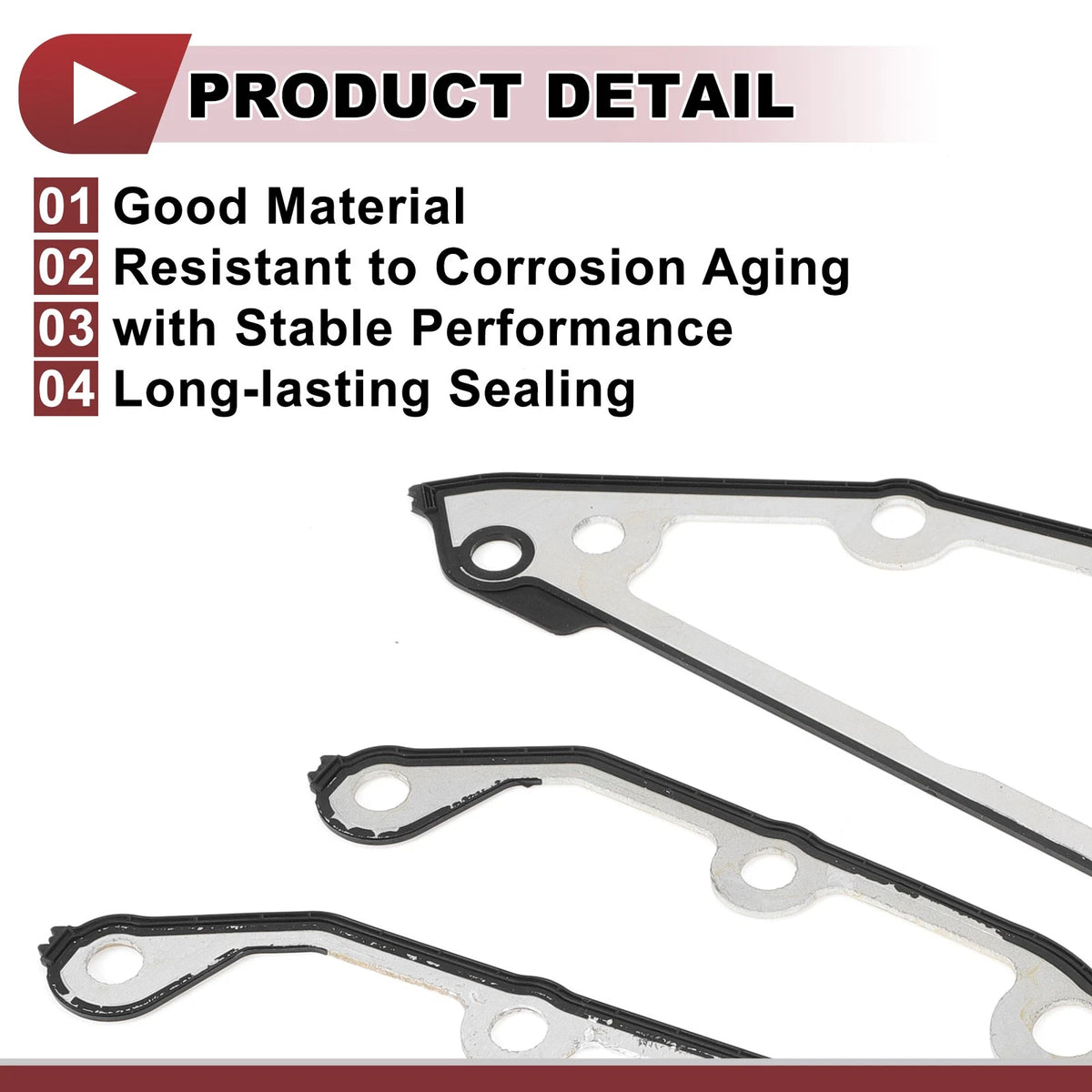 Engine Timing Cover Gasket Set for BMW 545i (2005–2006)