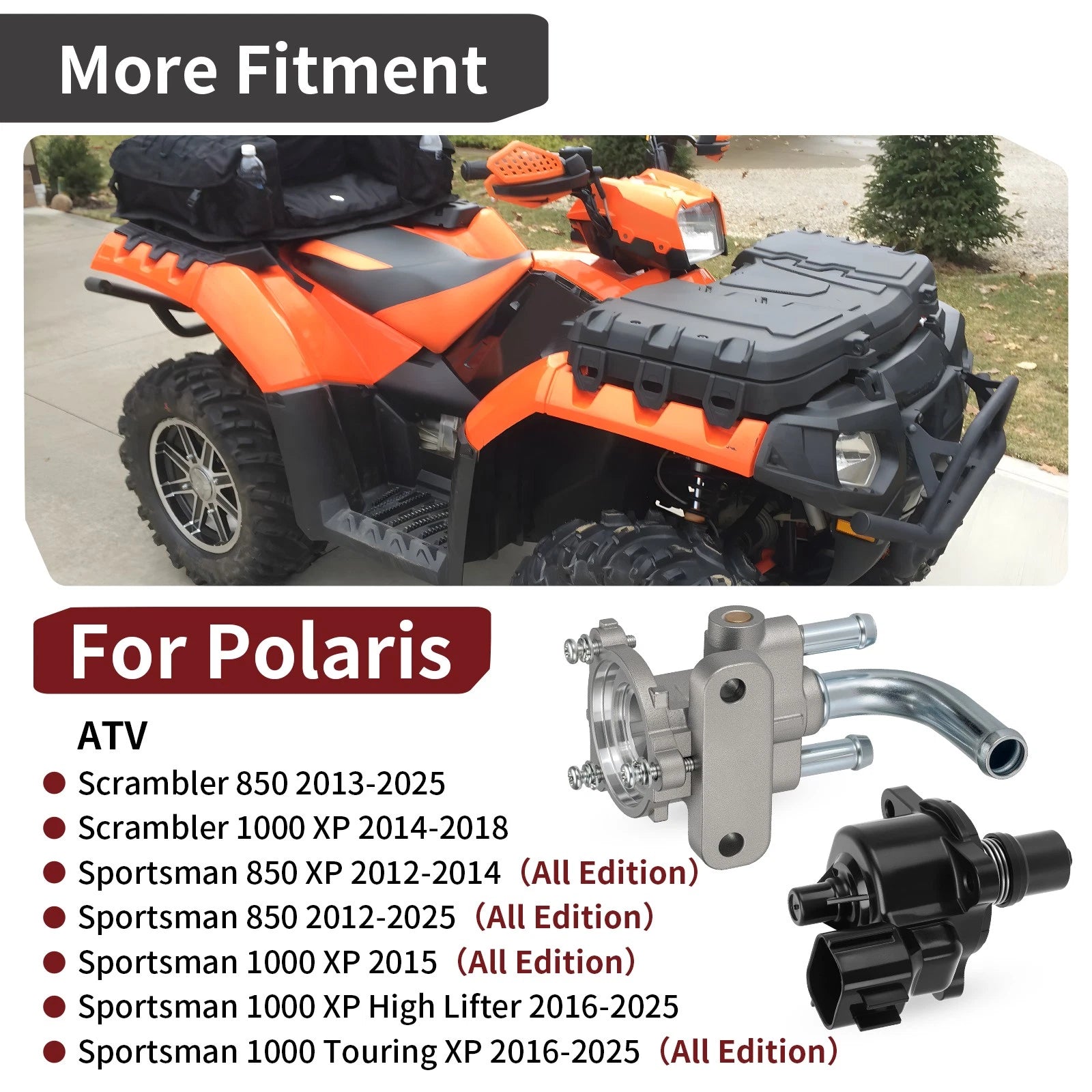 Idle Air Control Sensor Valve Kit for Polaris Sportsman XP 850 (2012–2014)