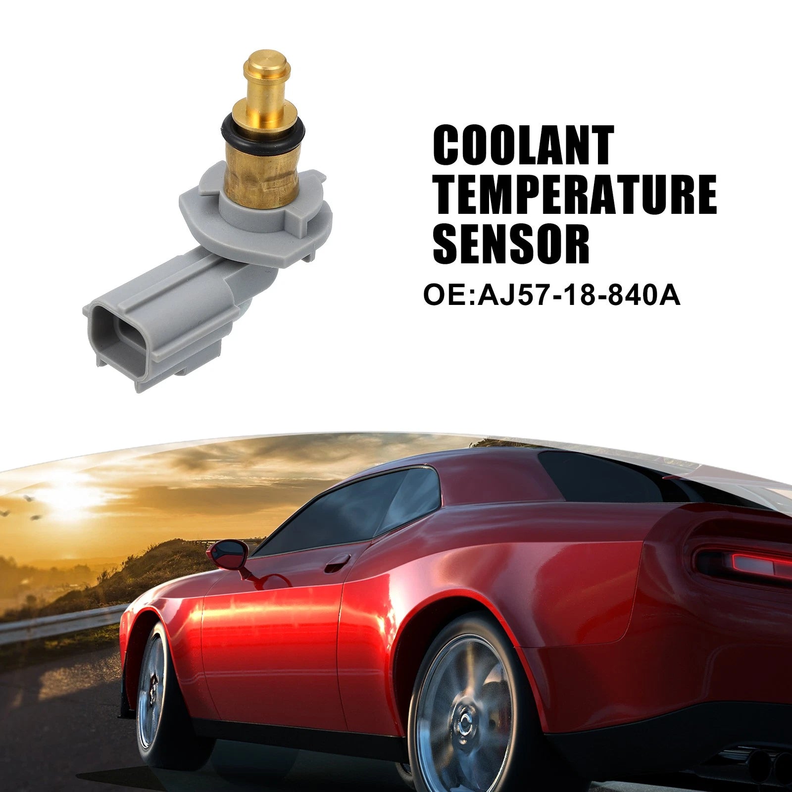Coolant Temperature Sensor with Gasket for Ford Escape (2005–2011)