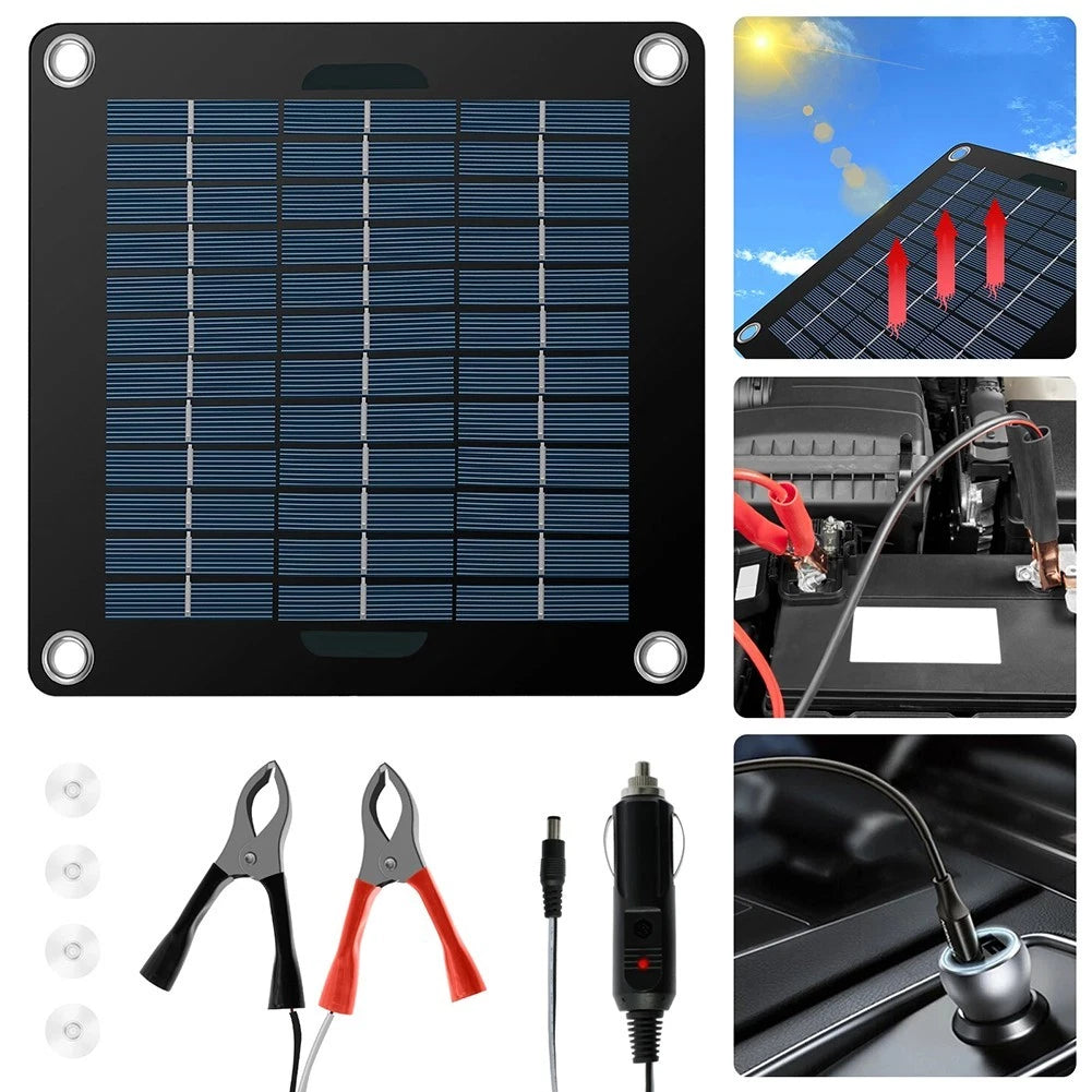 Solar Panel Kit for Motorcycles (Portable, Long Lasting)