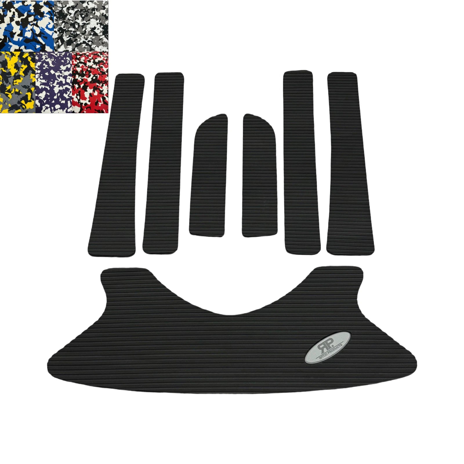 Traction Mat Foot Pads for Kawasaki STX 900 1100 STX-R 1200 (2001–2006)