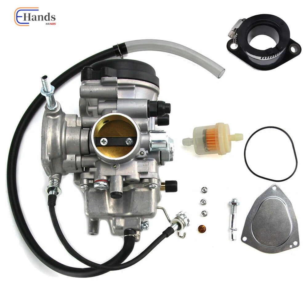 Carburetor with Intake Manifold Boot for Yamaha Bruin 350, Grizzly 350 (2004–2006)