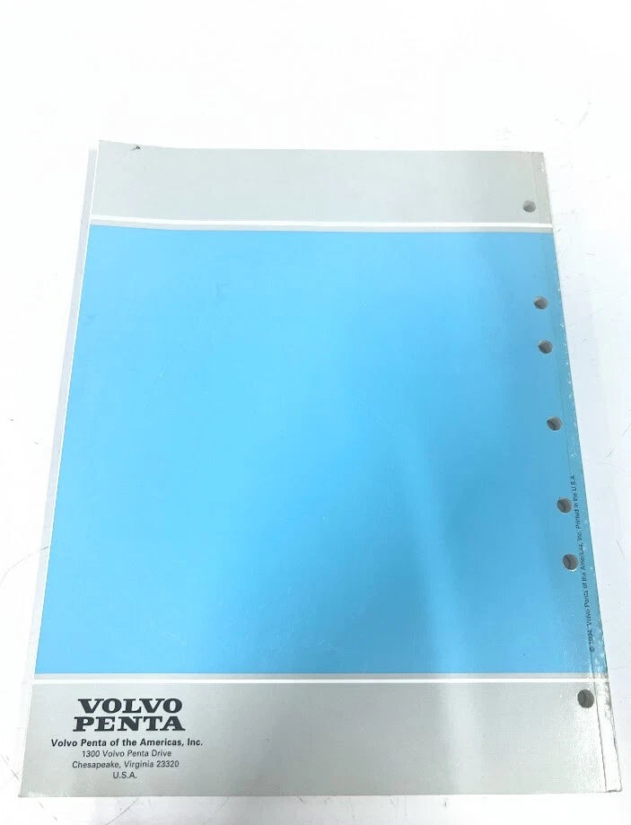 Workshop Manual for Volvo Penta MD Models (1994) 7796457-5