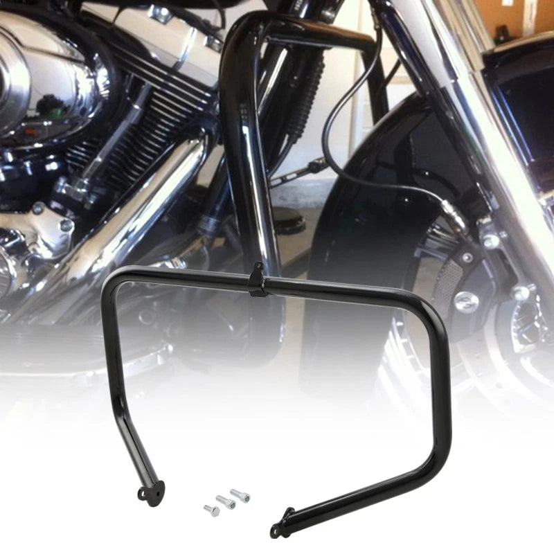 Black Engine Guard Highway Crash Bar for Harley-Davidson Touring (2009–2024)