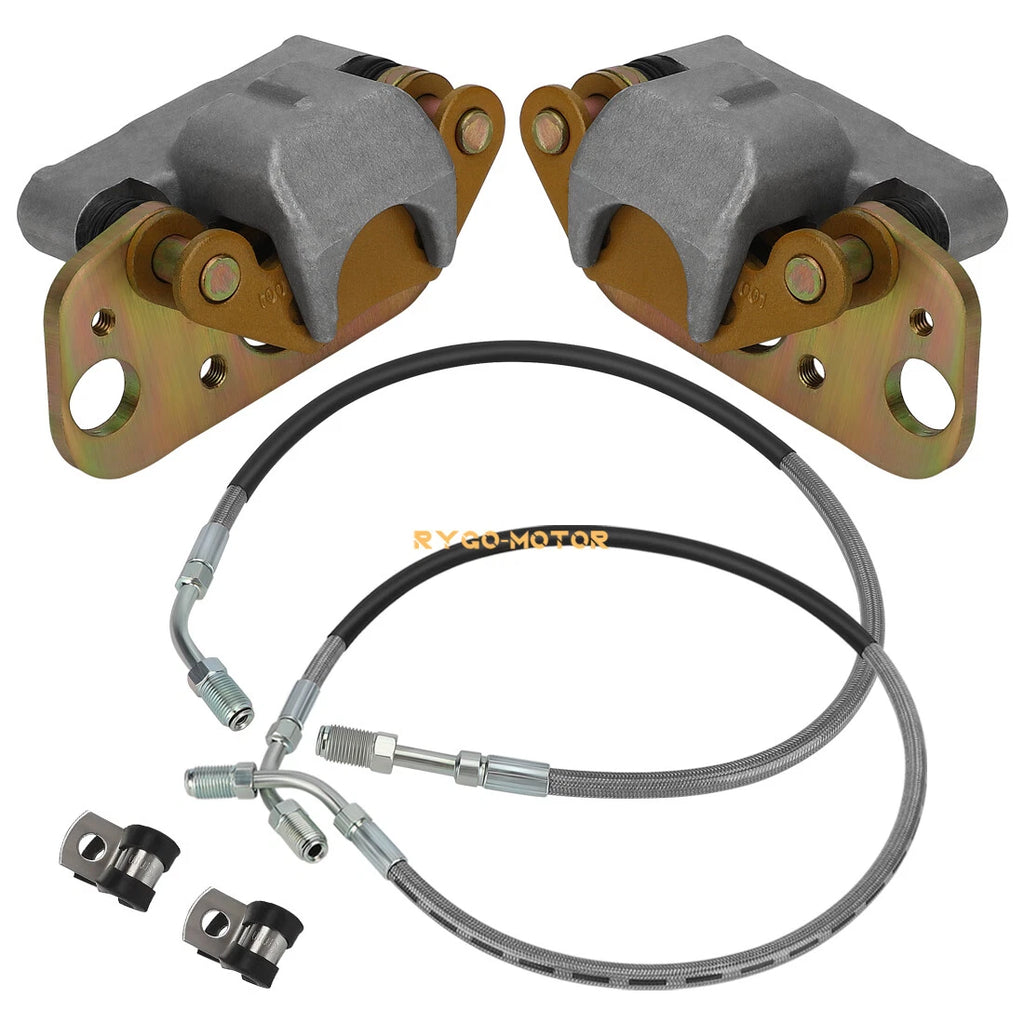 Front Brake Calipers & Hose Lines for Polaris Trail Blazer 250, Trail Boss 325 (1999–2006)