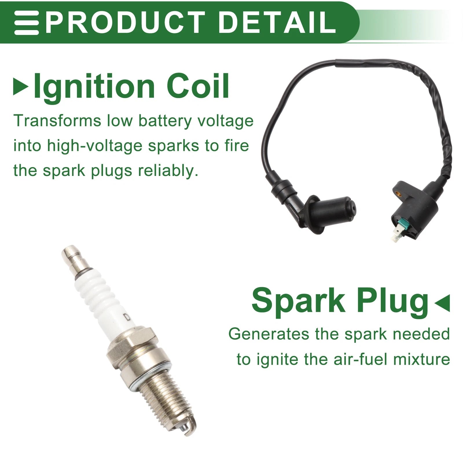 Ignition Coil Set for Honda CRF50F (2004–2013) No.A7TC