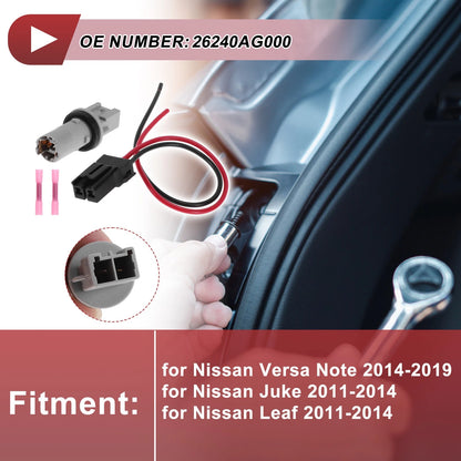 Turn Signal Light Socket Wiring for Nissan Versa Note (2014–2019) No.26240AG000