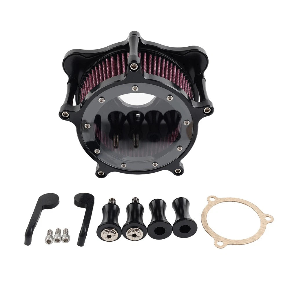 Air Cleaner Intake Filter System For Harley Road King Classic FLHRC FLHR