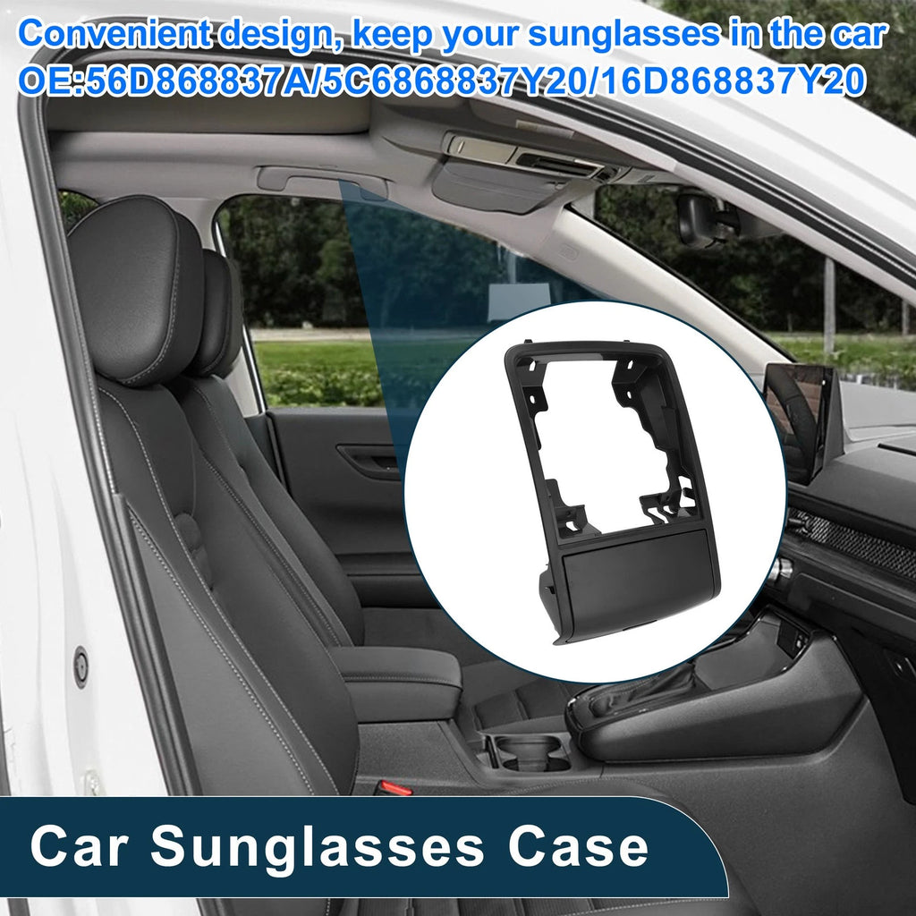 Car Sunglasses Case for Volkswagen Jetta Vento MK6 (2011–2014) Black