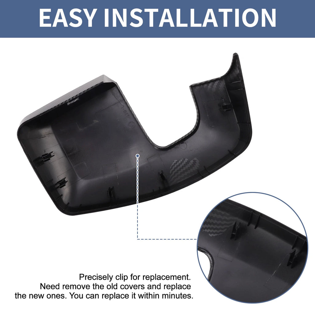 Rearview Mirror Cover Cap Left for Ford Transit Custom V362 (2012–2023)