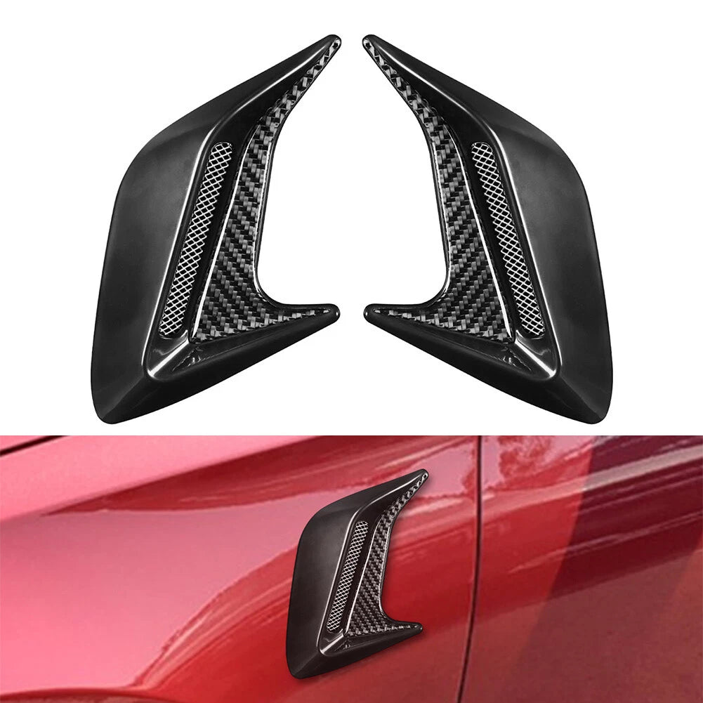 1 Pair Universal Decorative Side Vent Air Flow Fender Intake