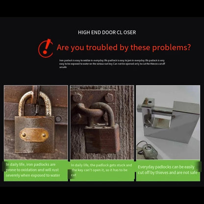 Horizontal Opening Security Lock for Warehouses