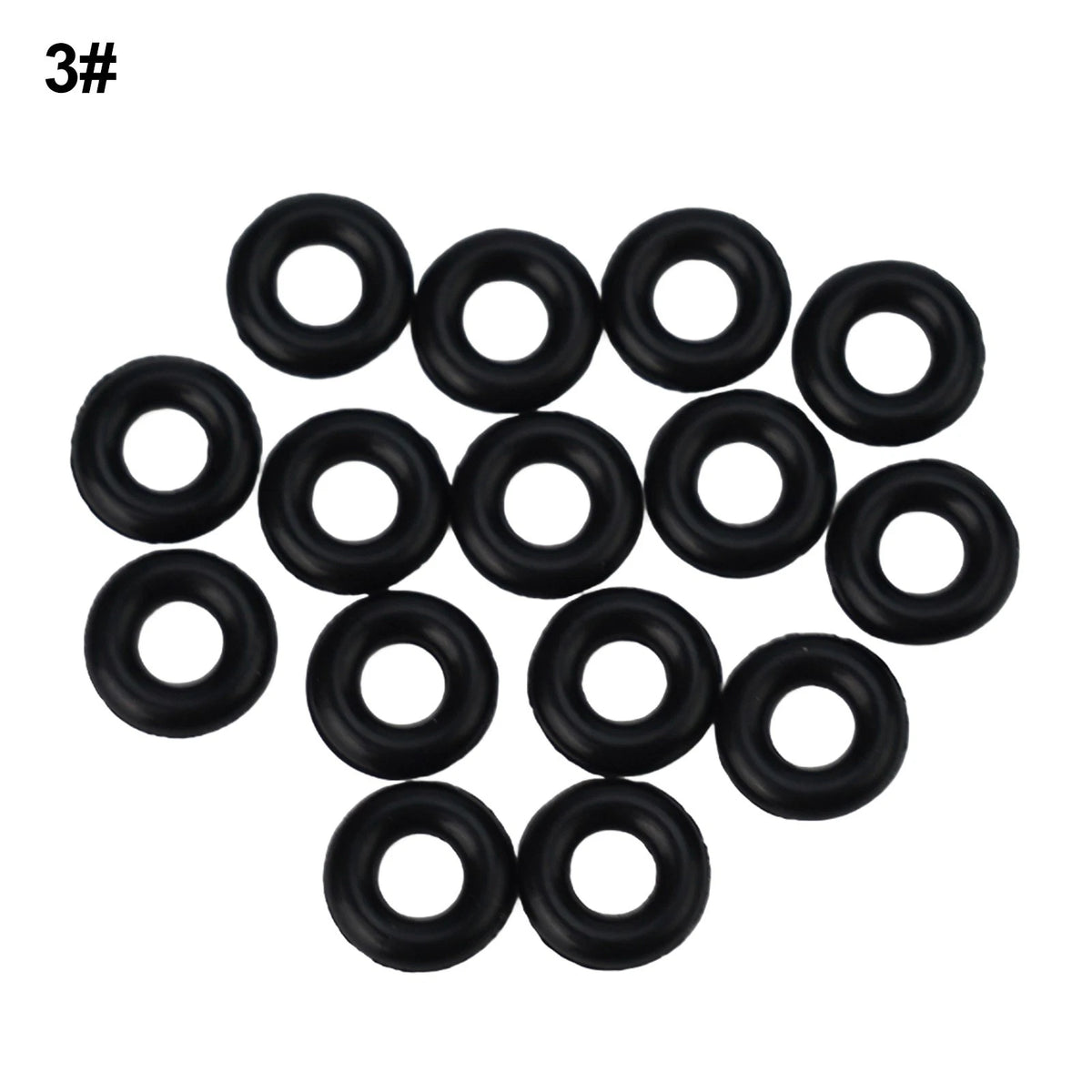 100 Pcs O Ring Fishing Silicone 8mm/4.1-4.3mm 9mm/5.1-5.3mm