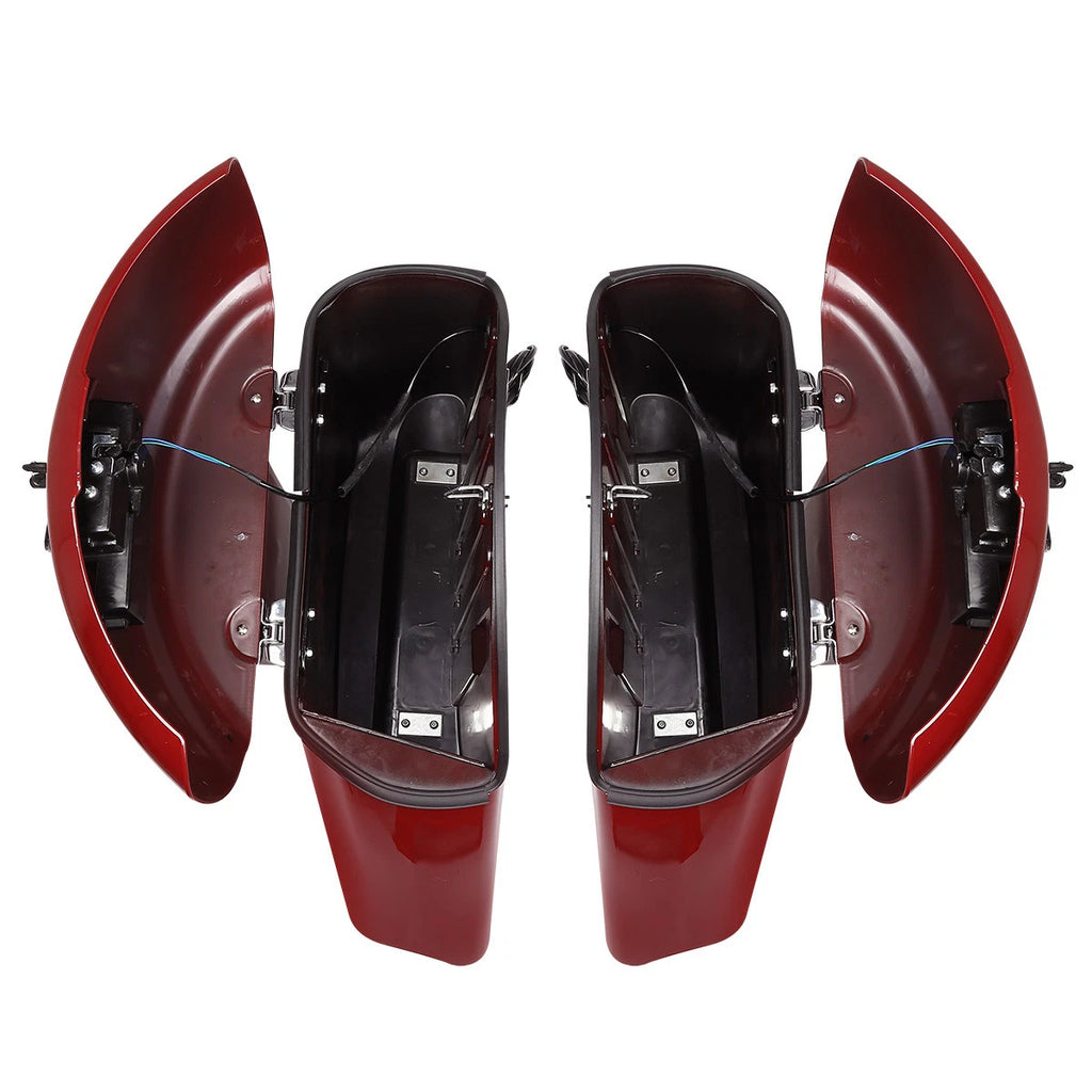 Saddlebag Electronic Latch Protector Rails for Indian Chieftain (2014–2018)