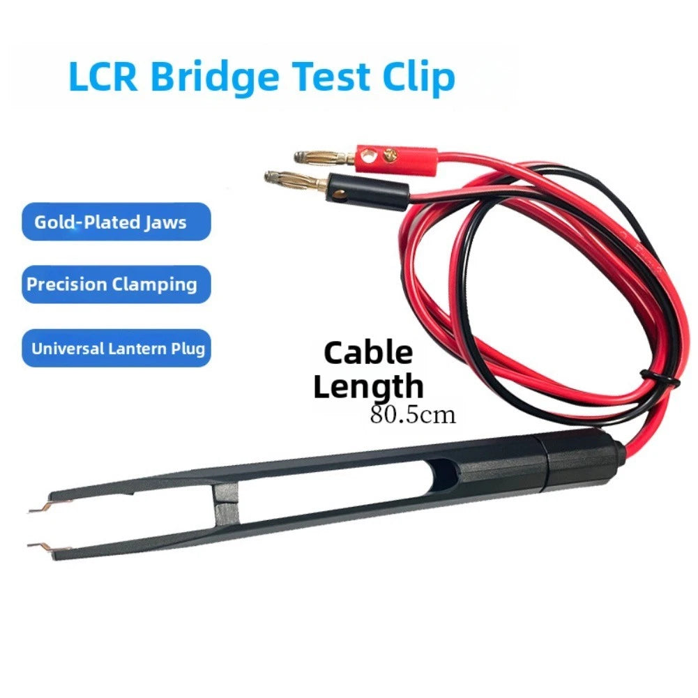 Test Leads for SMD Components with Stable Clamps for LCR Bridge