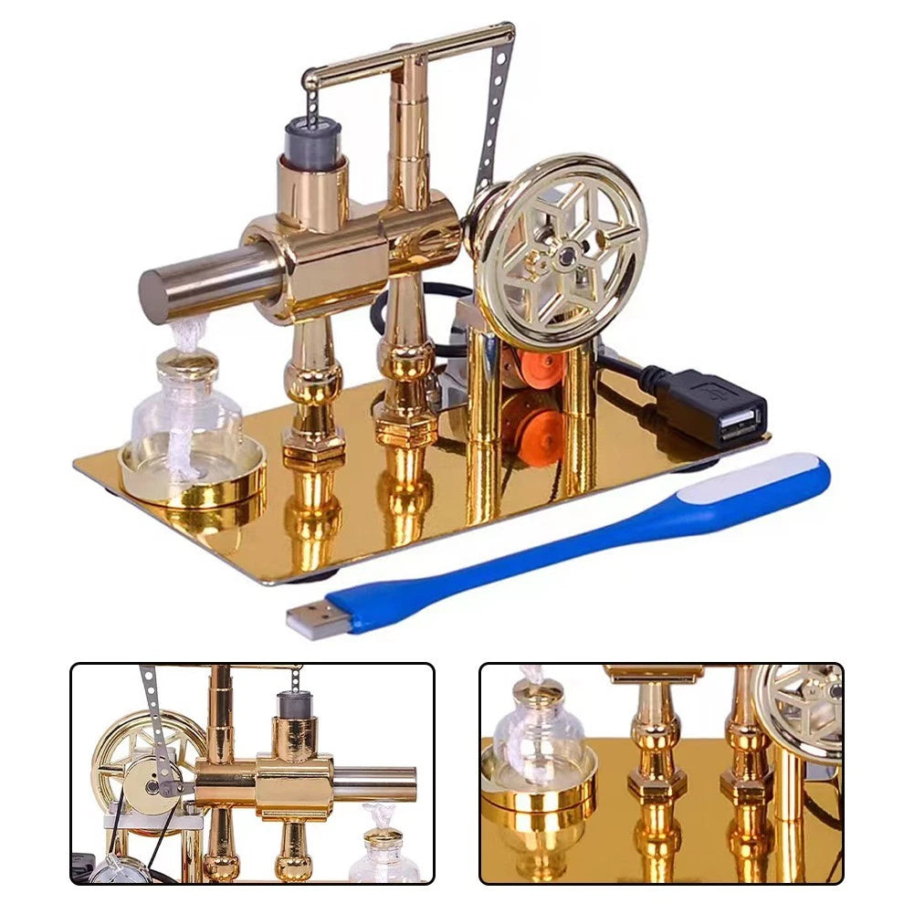 Single Cylinder Engine Generator for Physics Science Demonstration Model