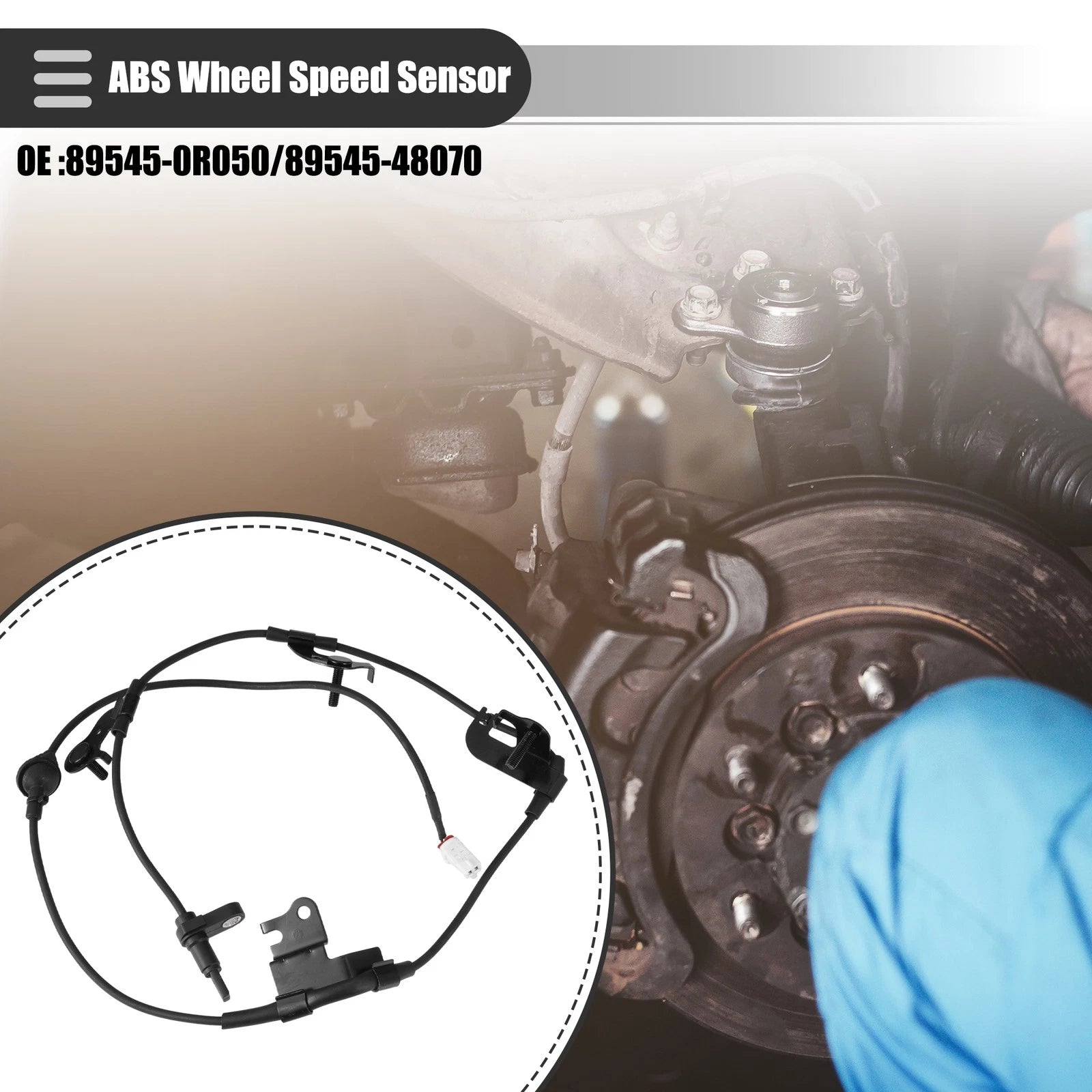 ABS Wheel Speed Sensor Rear Right Replacement for Lexus NX200t 2015-2018