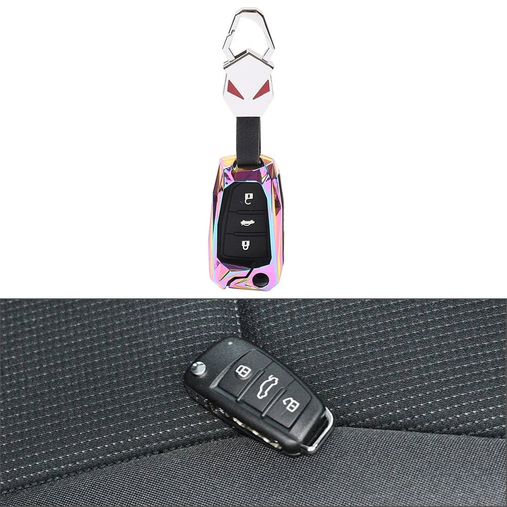 1pc Key Fob Case Shell Cover for Audi A5 Quattro (2008–2010) Colorful