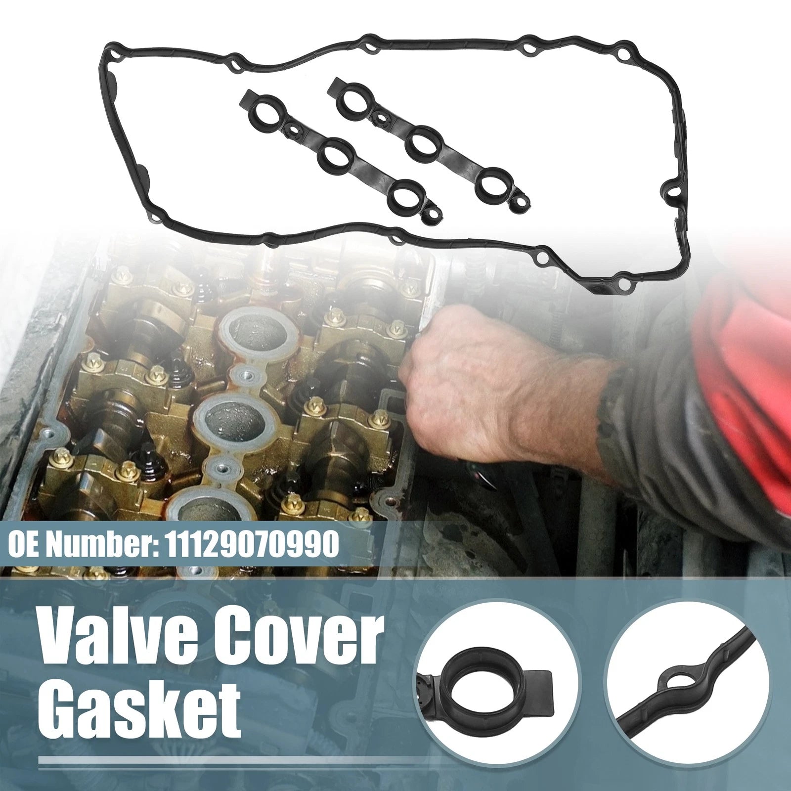 Valve Cover Gasket Set for BMW 320i and 323Ci (2000–2002)