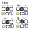 Set of 4 Carburetor Carb Kits for Husqvarna K750 K760 (506410003 506410004 RB-177)