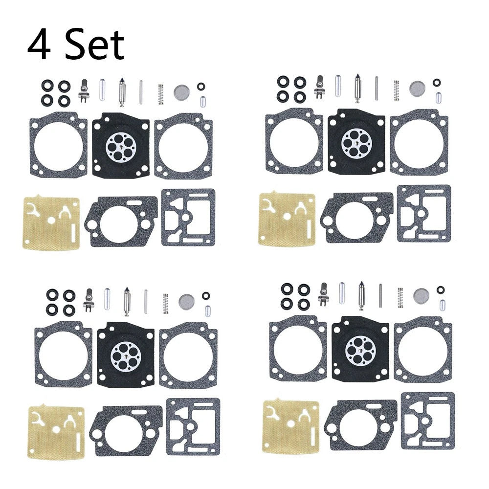 Set of 4 Carburetor Carb Kits for Husqvarna K750 K760 (506410003 506410004 RB-177)