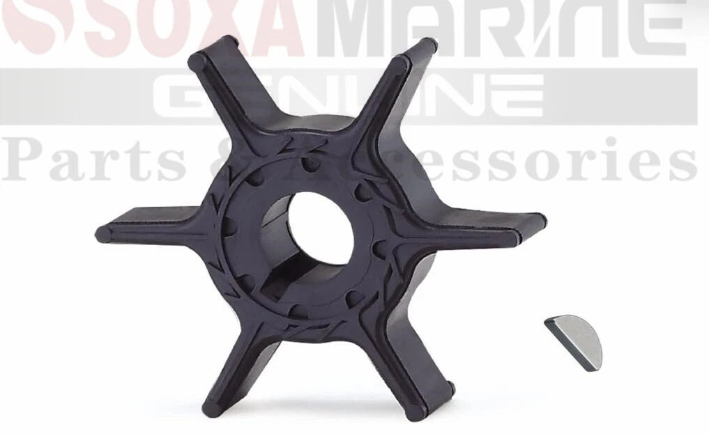 5pcs Water Pump Impeller with Key for Yamaha Mariner Outboard (68T-44352-00)