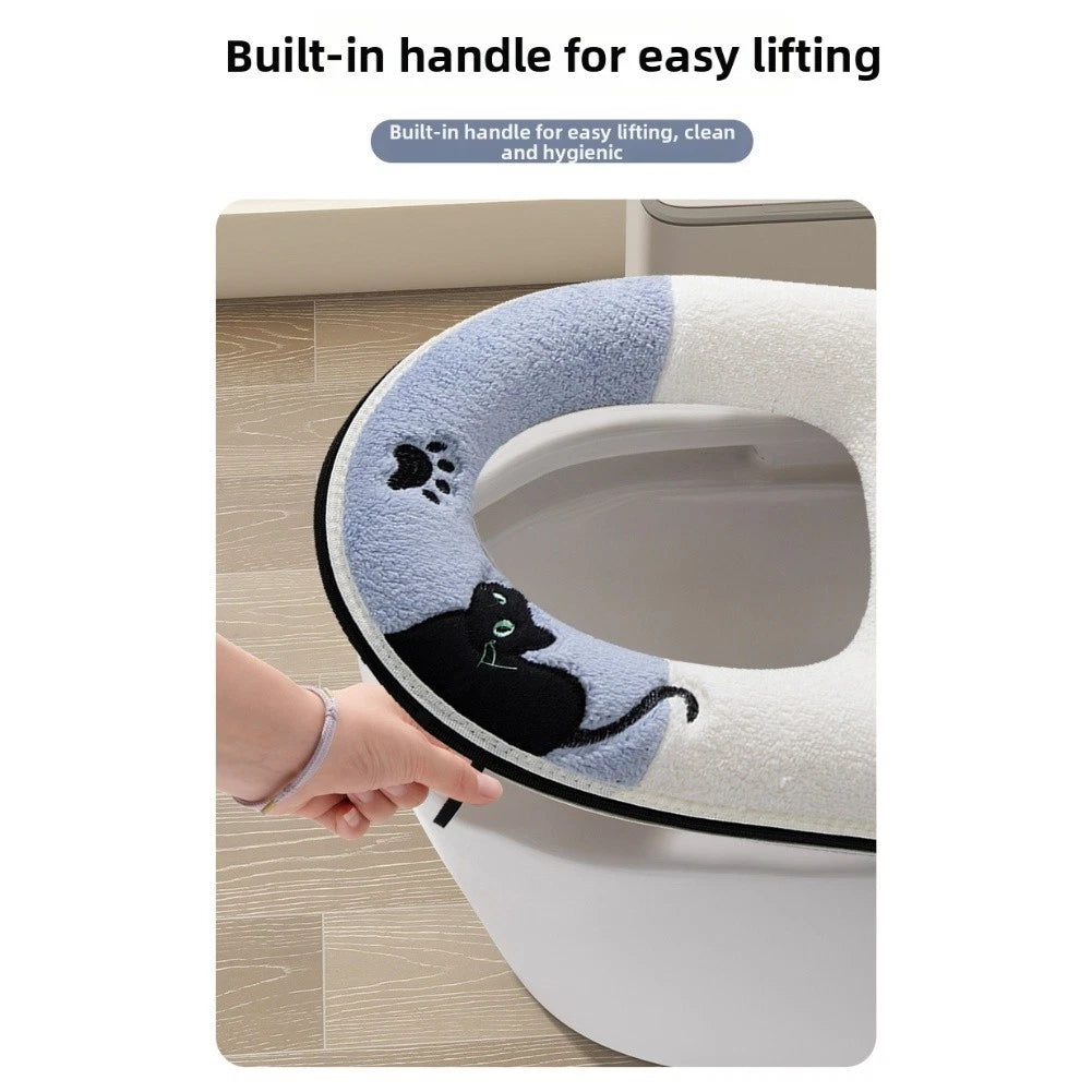 Ushaped Toilet Seat Cover with Zipper for Easy Installation