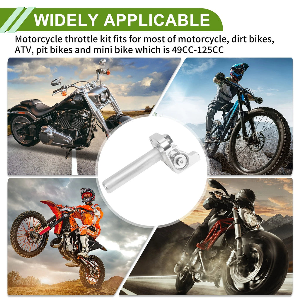 22mm Throttle Grip for Dirt Bikes Pit Bikes Mini Bikes (49cc–125cc)