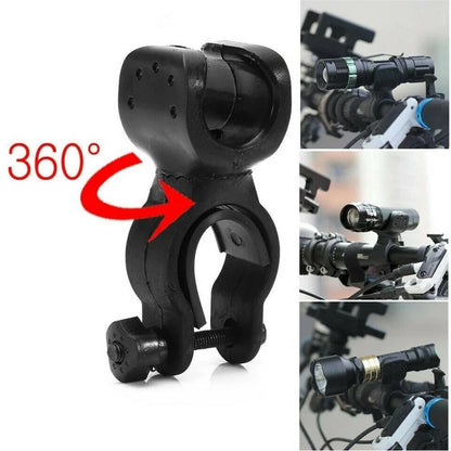 Torch Holder for Bike Assembly (Black Engineering Plastics)