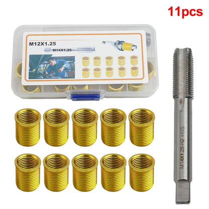 11-Piece Thread Hole Restoration Toolset for Engines and Generators