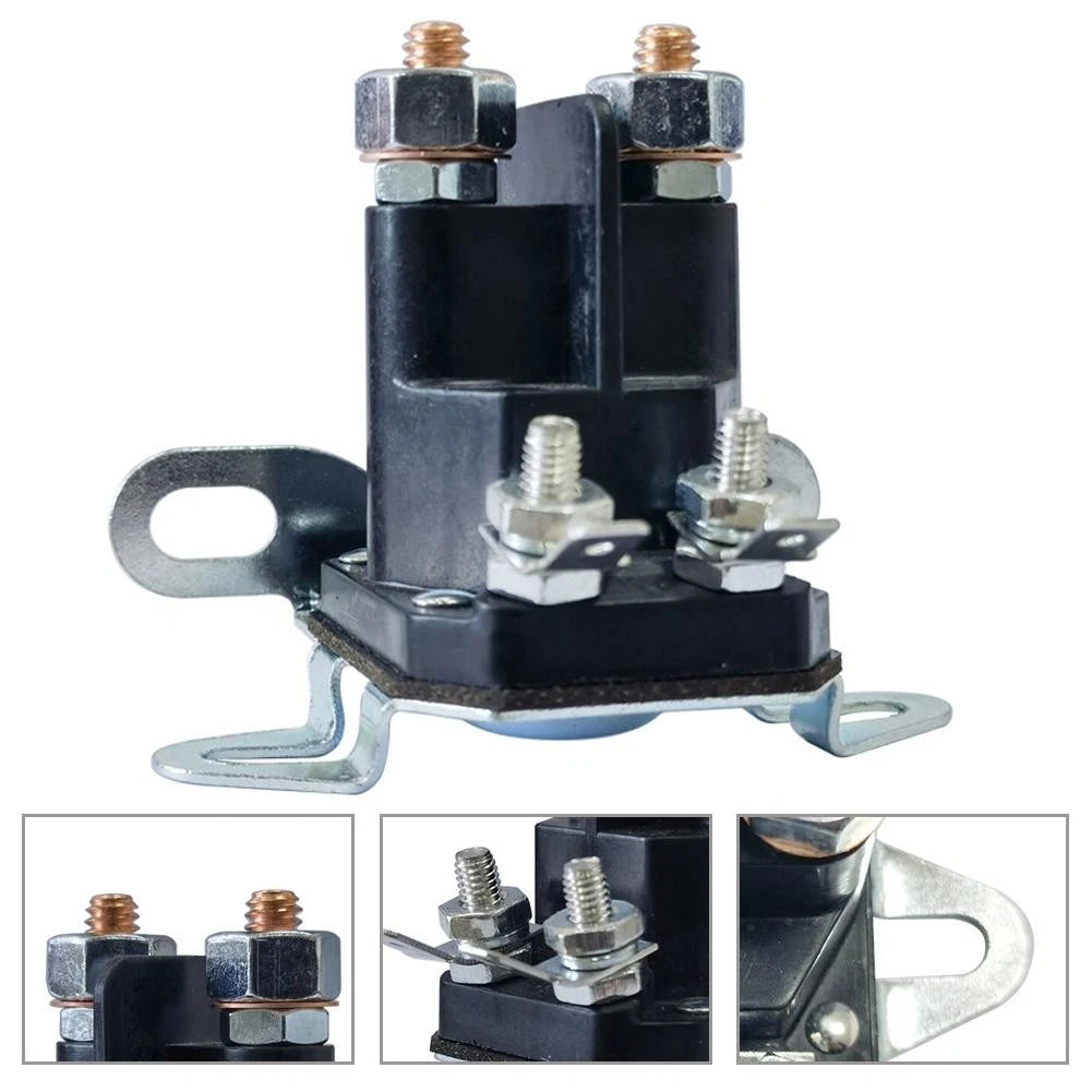 Starter Solenoid 4 Pole 4 Terminal for Ride On Tractor Snowmobile
