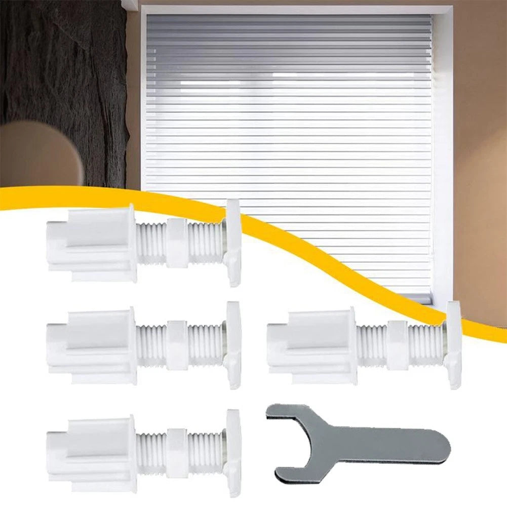 4X Venetian Blind Brackets Kit Twist Lock No Drill for Roller Blinds