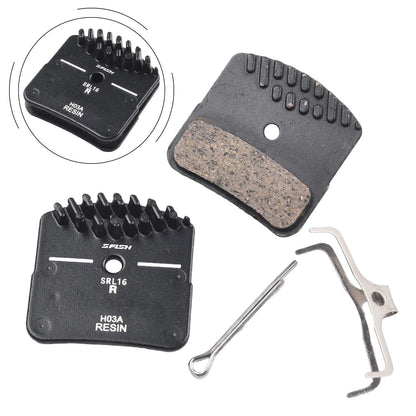 Disc Brake Pad Set for Shimano HO3A HO3C DO2S DO3S 4-Piston Resin