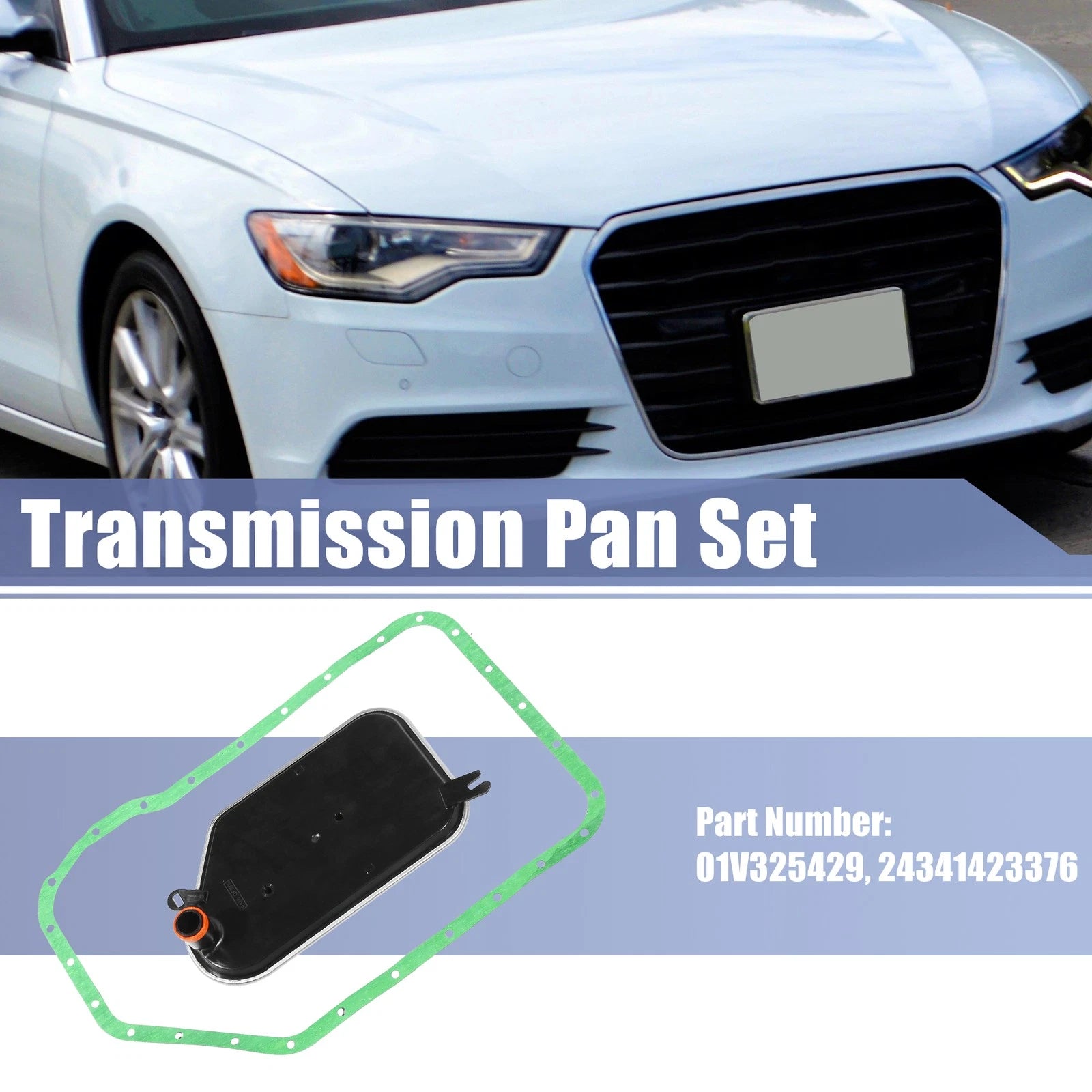 Transmission Filter Oil Pan Gasket Kit Replacement for Audi A4 A6 (2002–2019)