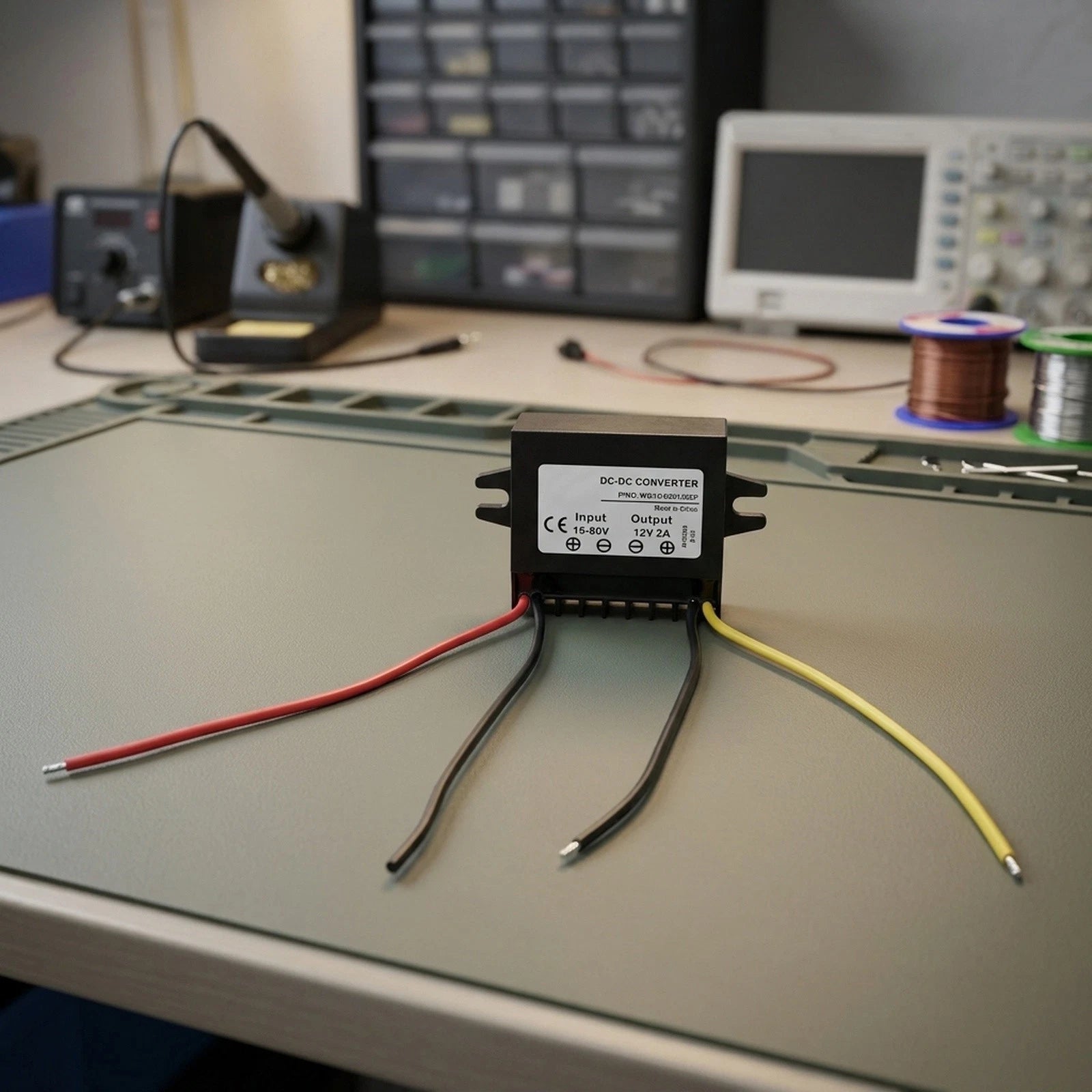 Step-Down Regulator 15-80V to 12V 2A for Harsh Environments