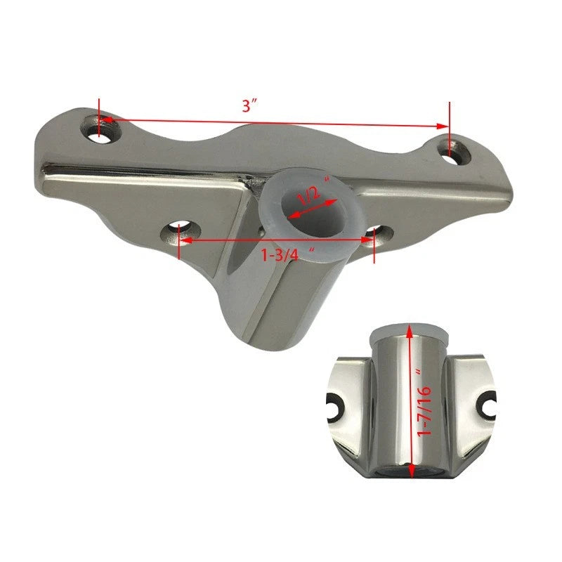 Marine Butterfly Oarlock for Standard Oar Sizes (316 SS)