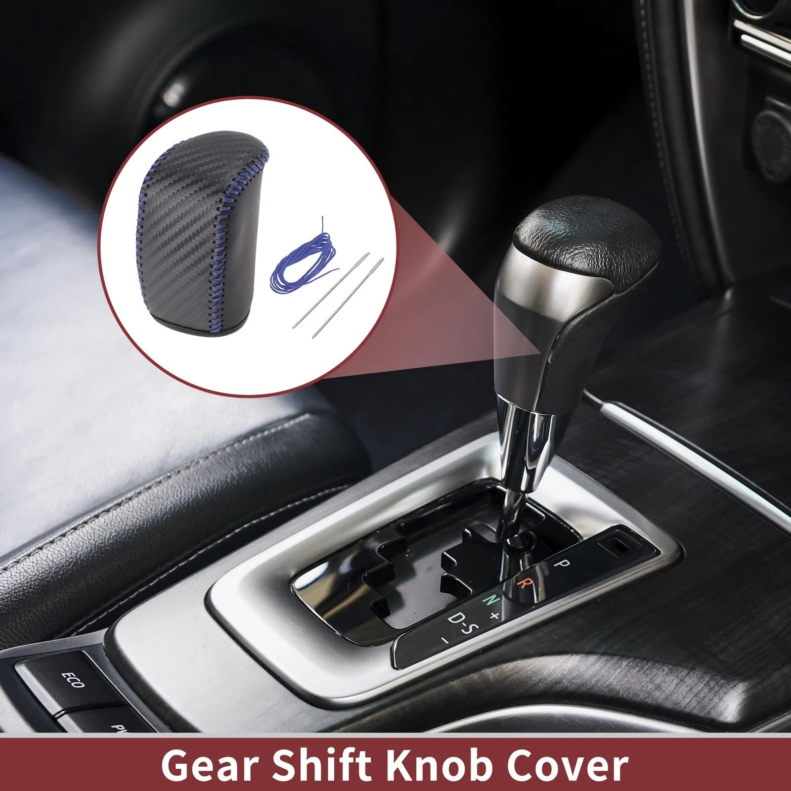Gear Shift Knob Cover Replacement for Dodge Journey (2011–2020) Black