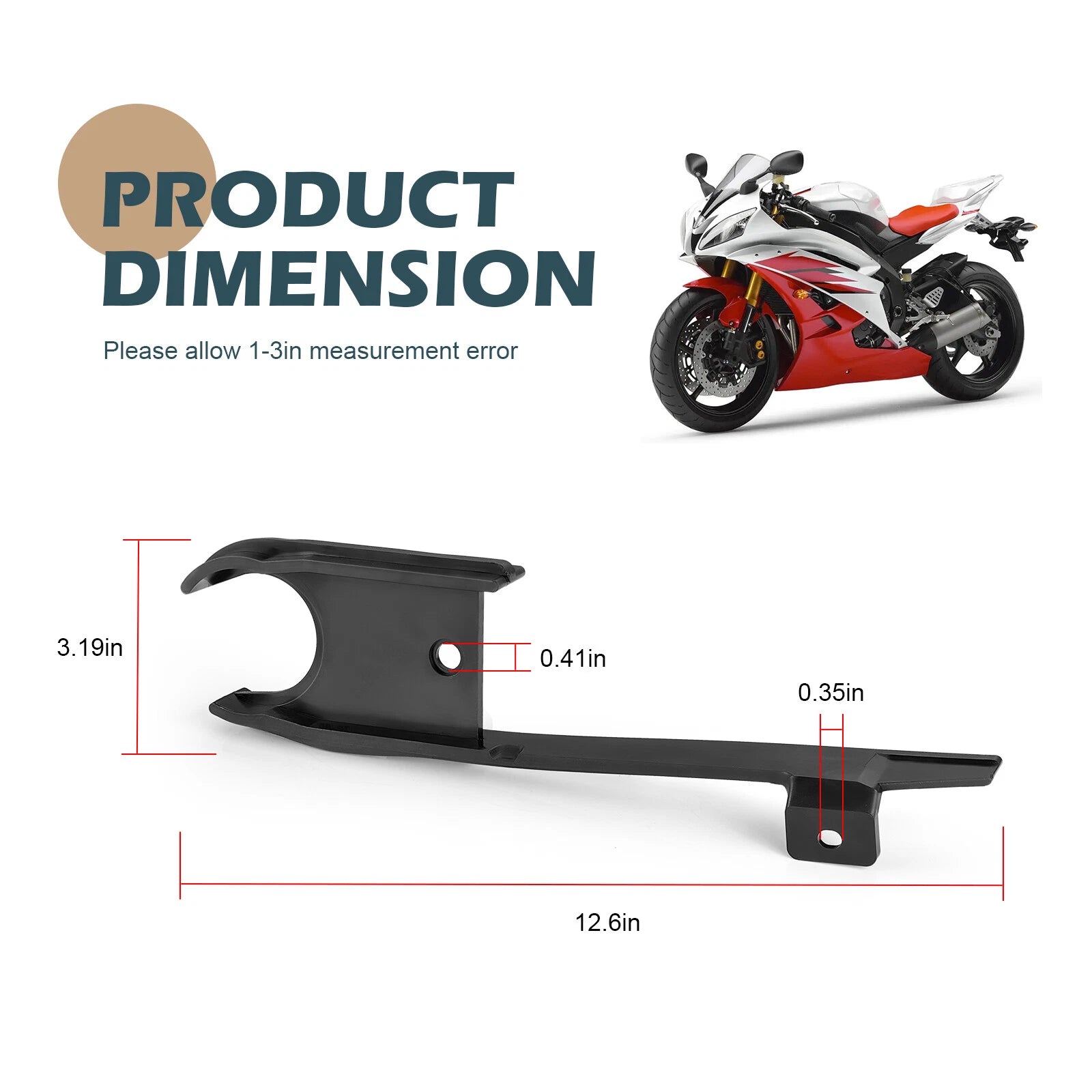 Front Chain Guide Guard Seal for Yamaha YZF-R6 (2006–2023) 2C0-22151-00-00