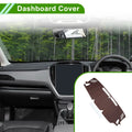 Dashboard Cover for Subaru Crosstrek 2024 Dash Cover Mat Carpet Brown