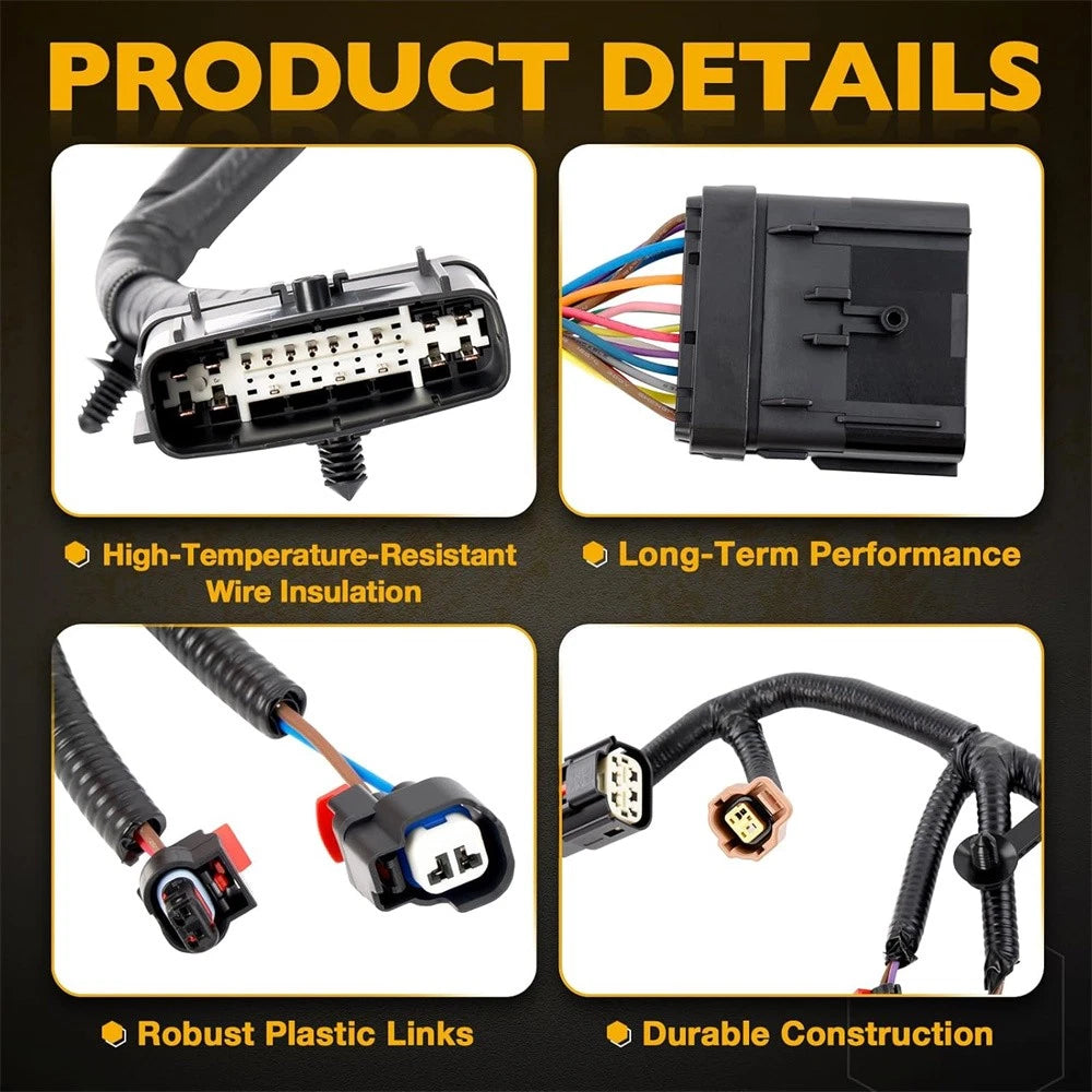 Injector Wiring Harness for Jeep Wrangler (2012–2017) / Ram 1500 (2013–2018)