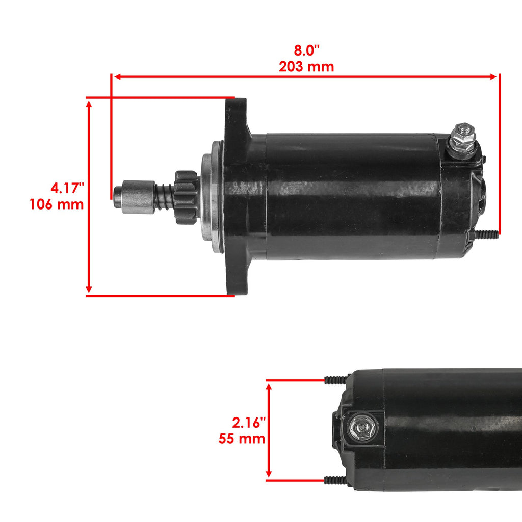 Starter and Relay Solenoid for Sea-Doo GTX 580 (1990–1991)