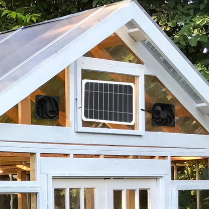 Solar Exhaust Fan for Outdoor Airflow (Energy Saving)