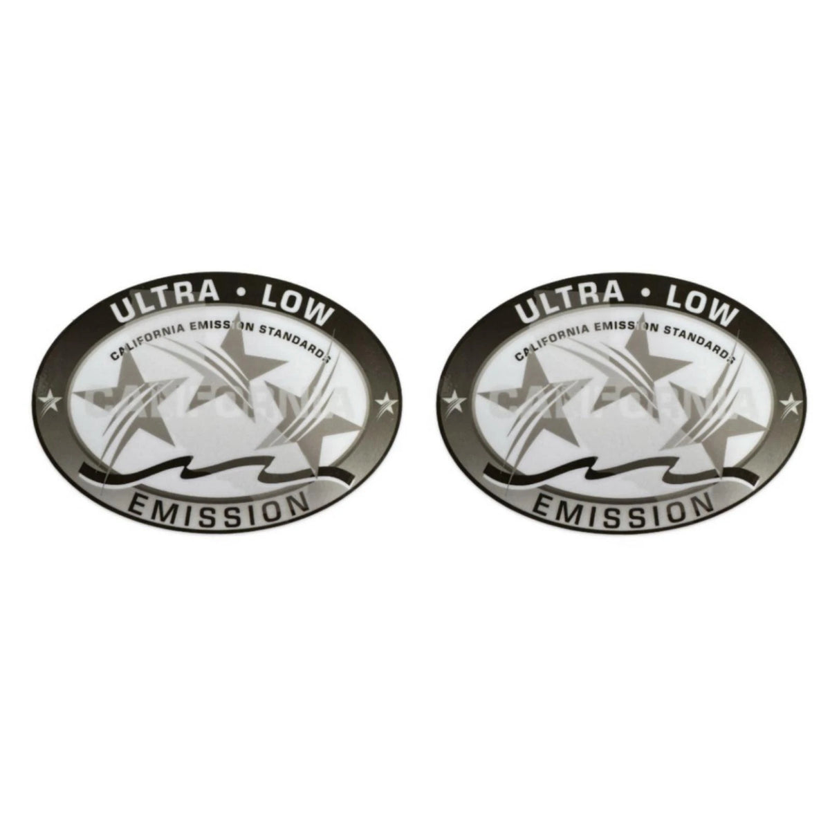 Set of 2 Outboard Graphic Sticker Decals for California DOT (3 Star)